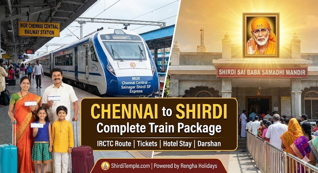 Chennai to Shirdi Train Package: The Ultimate Spiritual Journey (IRCTC Route, Tickets & Hotel Included)