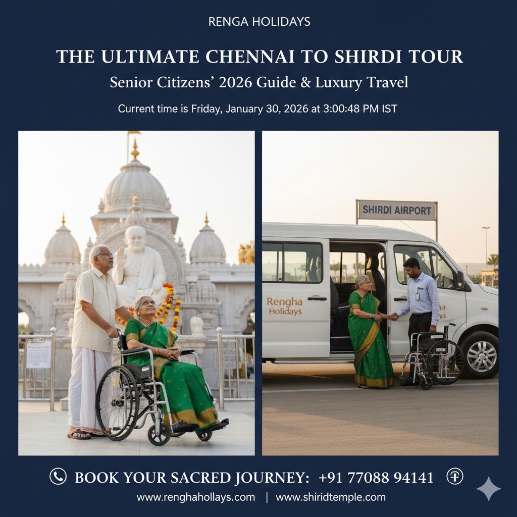 The Ultimate Chennai to Shirdi Guide for Senior Citizens (2026 Edition)