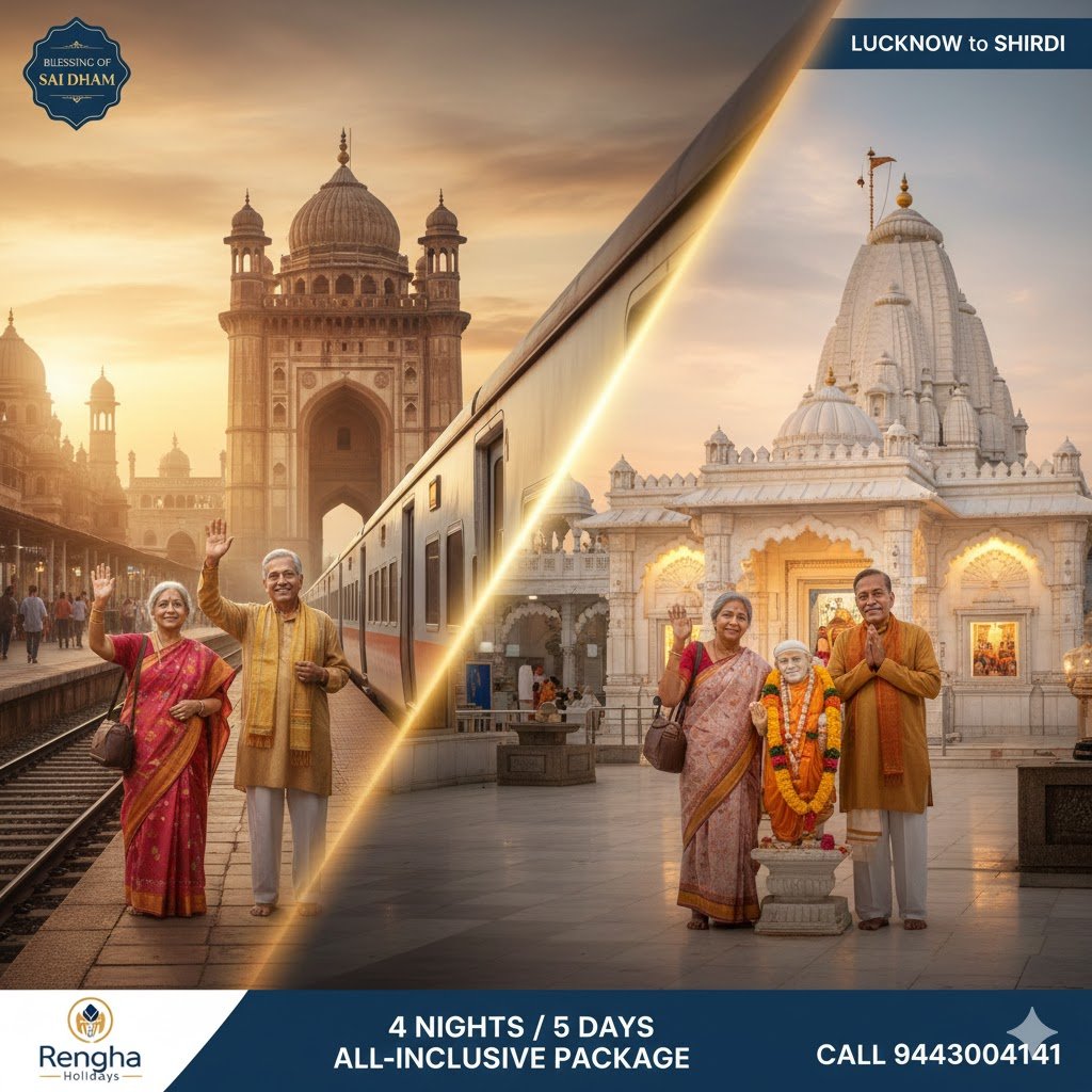 Blessing of Sai Dham: Lucknow to Shirdi Special Package – 4 Nights / 5 Days 2026