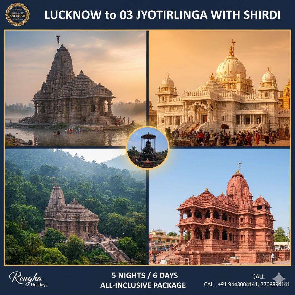 Jyotirlinga with Shirdi Special Lucknow Departure 5 Nights 6 Days 2026 Edition