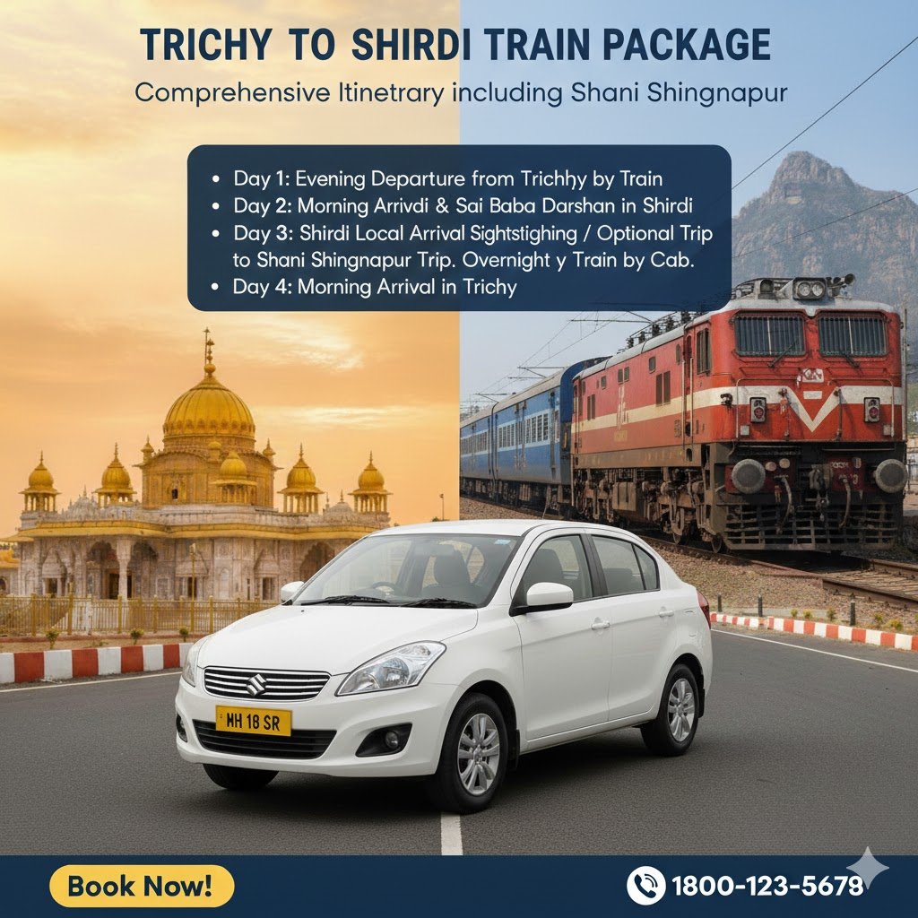 Trichy to Shirdi Train Package Comprehensive Itinerary including Shani Shingnapur 2026